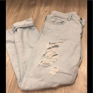 Forever 21 Mom Jeans w/ Ripped Holes